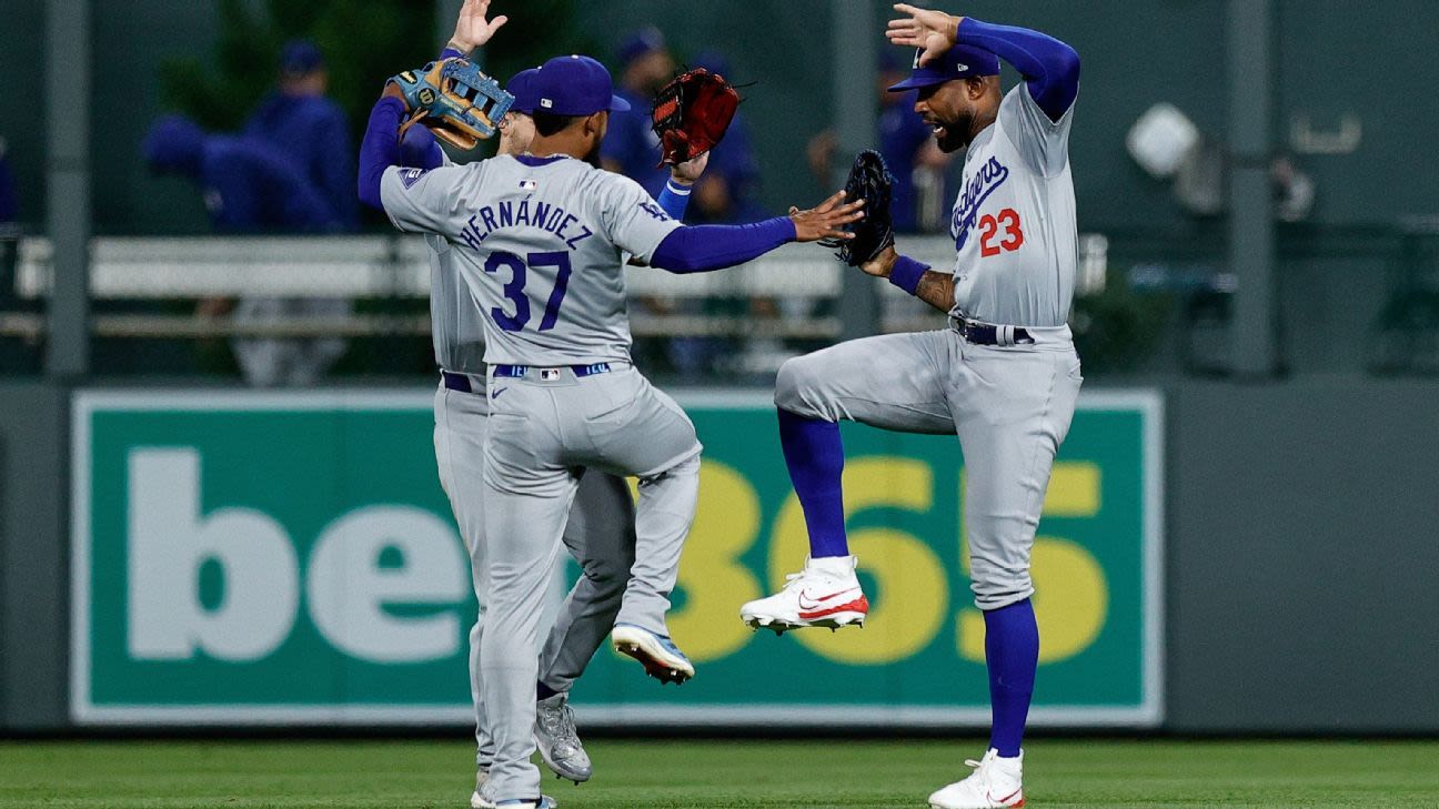 Dodgers rally with 7-run 9th in wild win at Coors