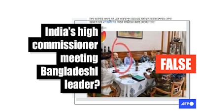 Photo does not show Indian official 'attending Bangladesh security meeting'