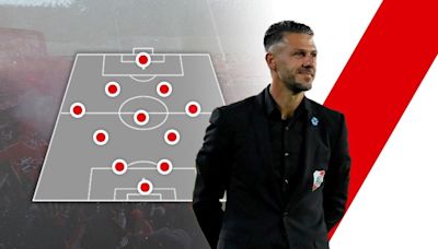 La base está: los retoques que evalúa Demichelis para el 11 de River ante Nacional