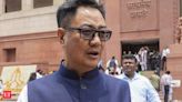 Budget Session: Parliamentary affairs minister Kiren Rijiju to hold all-party meet on July 21