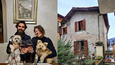 Paar kaufte ein Haus an einem See in Italien für 25.000 Euro - es war günstiger, als in die USA zurückzukehren