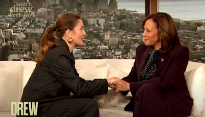 Extraordinarily Cringe Video of Drew Barrymore and Kamala Harris Goes Viral