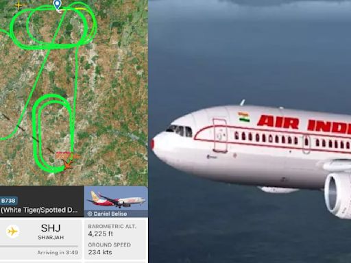 Air India Flight IX613 Dumps Fuel Over Trichy Due to Landing Gear Issue, Prepares for Safe Landing