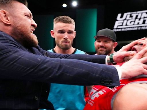 Conor McGregor Hit With 'Bellator Tick' Jab by Michael Chandler as He Announces Recovery in Dublin