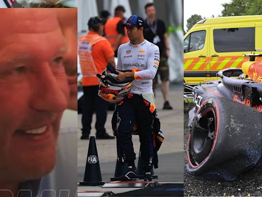 Papá de Max Verstappen se burló del accidente de Checo Pérez en el GP de Hungría