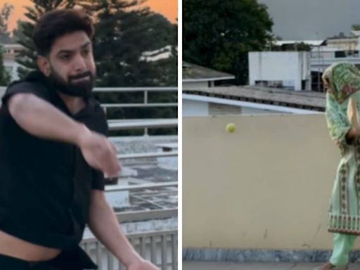 'Man's Winning At Life': Fans React to Heartwarming Video of Pakistan Pacer Haris Rauf Playing Cricket With Mother - News18