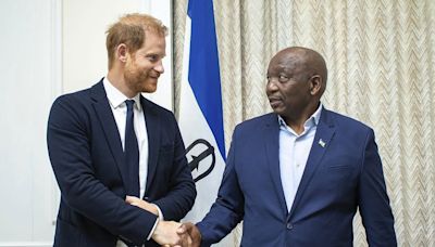 Prince Harry is visiting the small mountain kingdom of Lesotho, where he's called 'the warrior'