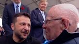 Zelensky Shares Emotional Moment With U.S. Veteran at D-Day Ceremony