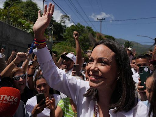 María Corina Machado vota en comicios presidenciales: “Es el acto cívico más importante de la historia contemporánea de Venezuela” - La Tercera