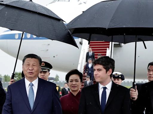 Xi Jinping llegó a París en medio de las tensiones económicas entre China y la Unión Europea