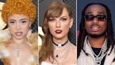 Ice Spice Celebrates Kansas City Chiefs' Win at 2024 Super Bowl with Taylor Swift and Quavo