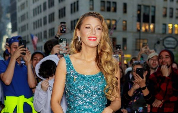 Blake Lively Pre-Games the Met Gala in a Shimmering Mermaid Dress With Faux Fish Scales