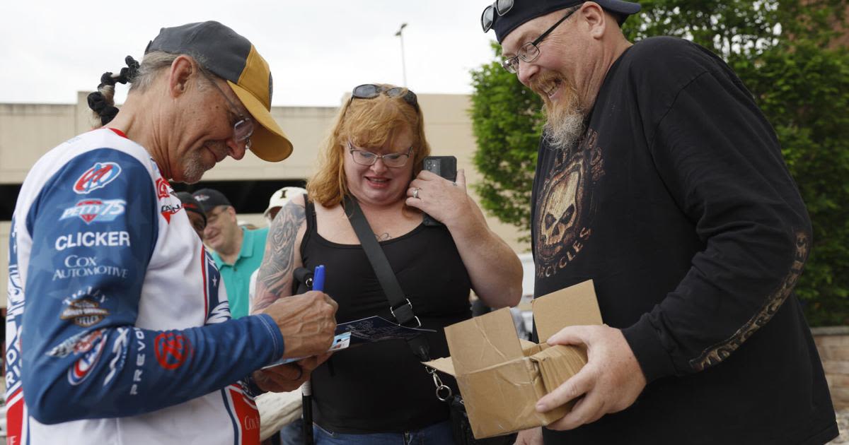 Photos: Kyle Petty's Charity Ride Across America stops in Bettendorf