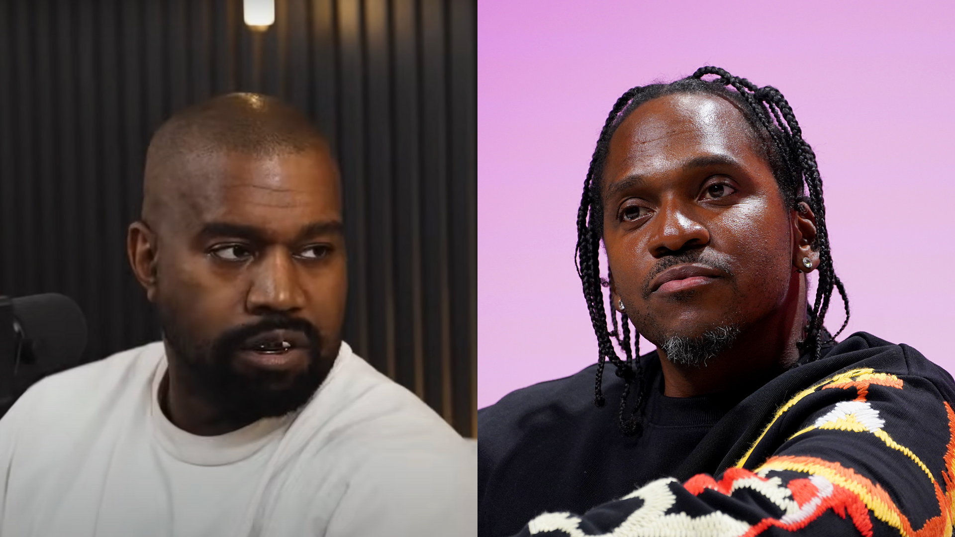 Kanye West Talks Strained Relationship With Pusha T