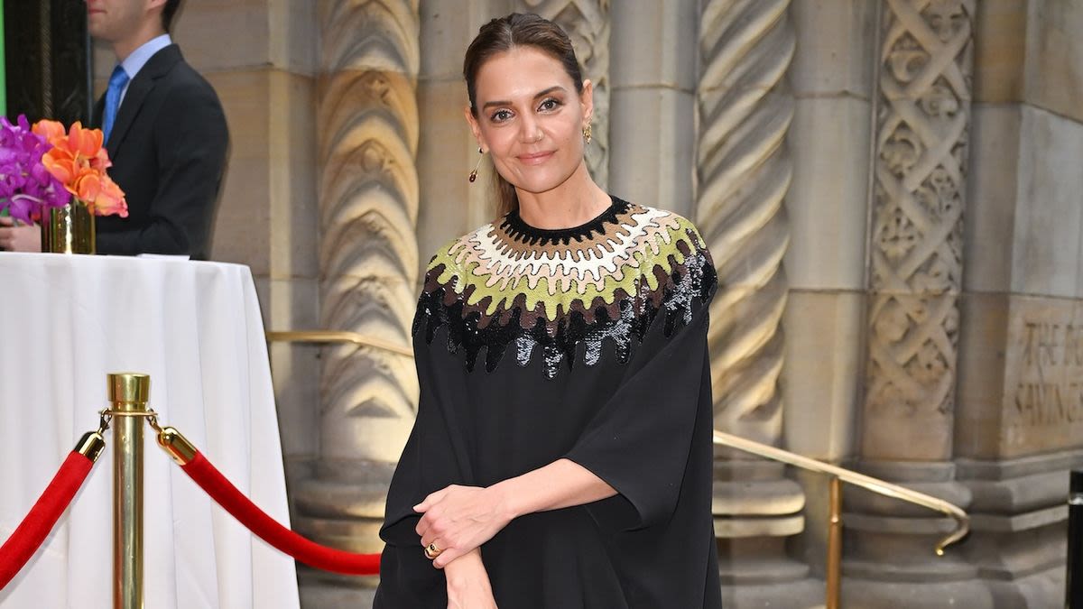 Katie Holmes Swaps Her Relaxed Street Style for a Glamorous LBD