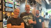 Jon Stewart plays drums at N.J. brewery, jams with his new band