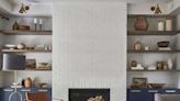 35 White Brick Fireplace Ideas for a More Modern, Updated Space