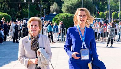 Tatiana Blatnik reaparece tras su divorcio con su exsuegra Ana María de Grecia en la Ceremonia de la Llama Olímpica