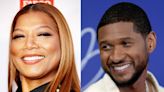 Usher Stops Las Vegas Show To Celebrate Queen Latifah With Flowers And Gift