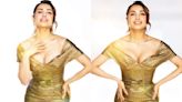 Malaika Arora's golden off-shoulder gown is the perfect pick to dazzle at your next cocktail party