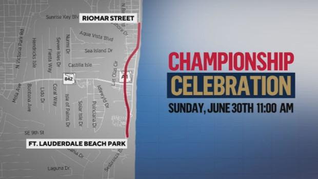 How to watch the Florida Panthers' Stanley Cup championship parade this weekend