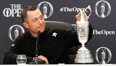 The Open: Xander Schauffele lets father Stefan take first drink from Claret Jug