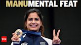 India's Paris Olympics 'Manu'script begins with bronze | Paris Olympics 2024 News - Times of India