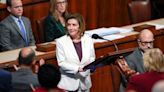 Pelosi takes subtle dig at Donald Trump in leadership farewell speech