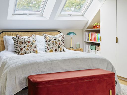 Before & after: An unused attic converted into an airy bedroom sanctuary