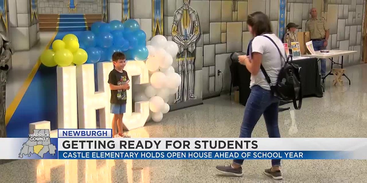 Castle Elementary prepares for the first day of school