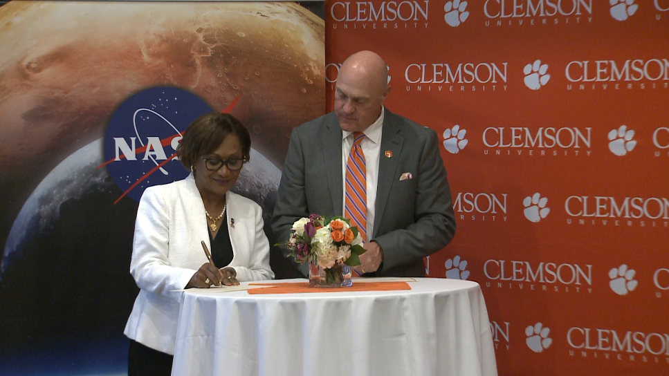 NASA, Clemson University announce space travel partnership