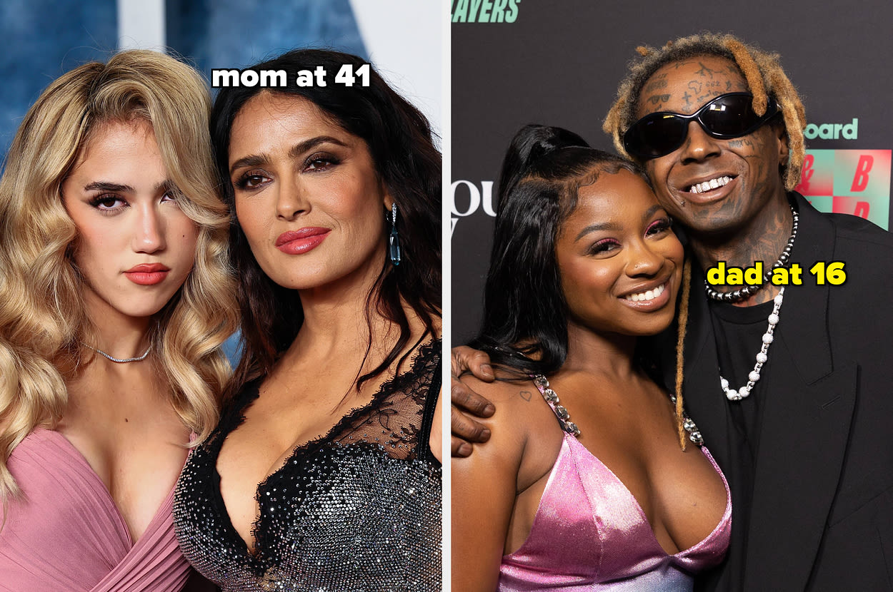 Celebs Who Became Parents Before They Were 20, And After They Were 40