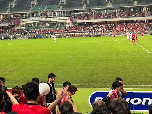 港足｜世界盃外圍賽香港對伊朗 港隊球迷區三人遭警察帶走