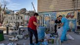 Ukraine mourns as rescuers search the rubble of a Kyiv children’s hospital struck by a missile