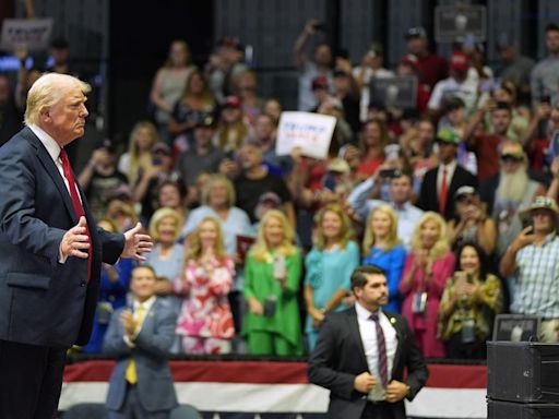 'I took a bullet for democracy,' Trump says at first rally since shooting