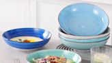 This Set of Gorgeous Porcelain Pasta Bowls From Amazon Are Under $40, & You May Just Ditch Your Plates Completely