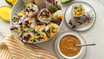 Mango Avocado Spring Rolls Recipe