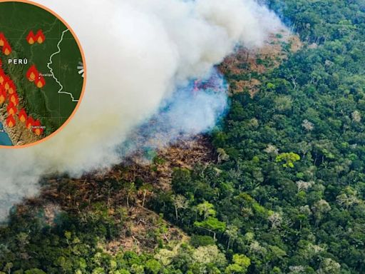 ¿Cuántos incendios forestales están activos en Perú y qué regiones están en situación grave debido a este grave problema ambiental?