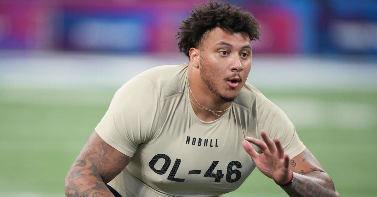 Lions draft Boston College guard Christian Mahogany in sixth round