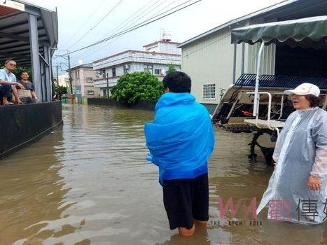 嘉義民雄風災慘重 鄉長林于玲勘災提供協助 | 蕃新聞