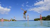 Beachfront waterpark with cocktail bar serving poolside pints finally reopens