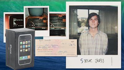 Steve Jobs Auction Features Apple-1, Bomber Jacket, Sealed Original iPhone, and More