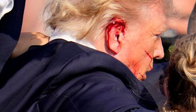 Shocking Photo Captures The Moment A Bullet Whizzed By Donald Trump At Rally