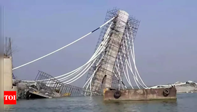 Bihar Government Suspends Engineers for Bridge Collapses | Patna News - Times of India