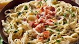 Mary Berry’s ‘posh’ bacon spaghetti recipe takes less than 20 minutes to cook