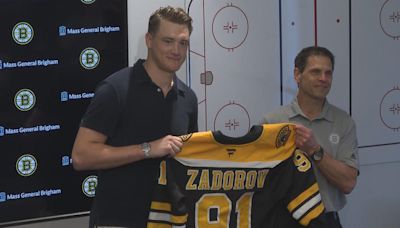 Nikita Zadorov has plenty of jokes, but his focus is on winning a Stanley Cup with the Bruins