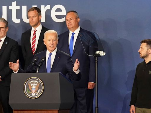 Watch: Biden introduces Ukraine’s Zelenskyy as ‘President Putin’ at NATO Summit | World News - The Indian Express