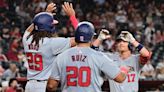 D-backs homer twice in 5-run ninth, beat Nationals