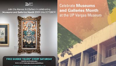 October is Museum and Galleries month. Here are exhibits to visit, activities to do