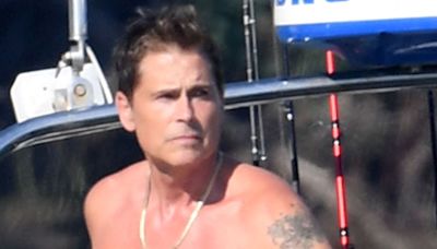 Rob Lowe Shows Off His Incredible Physique at 60 During Shirtless Boat Outing